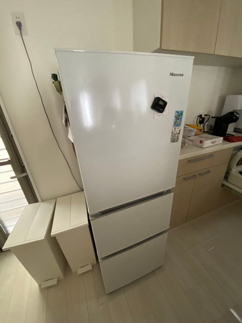 Hisense 冷蔵庫 3ドア ホワイト　HRD2801W