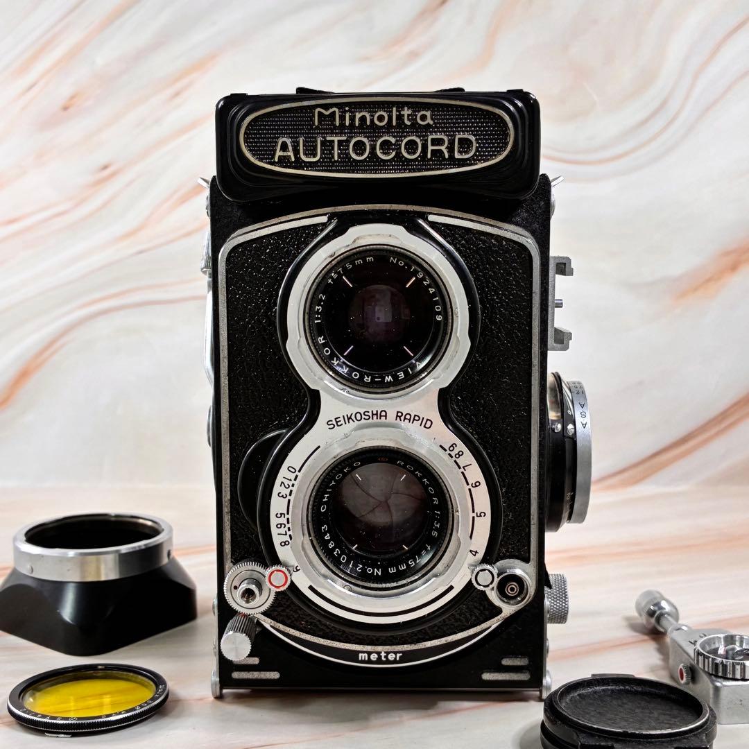 ミノルタ オートコード 二眼レフカメラ レンズキャップ ジャンク