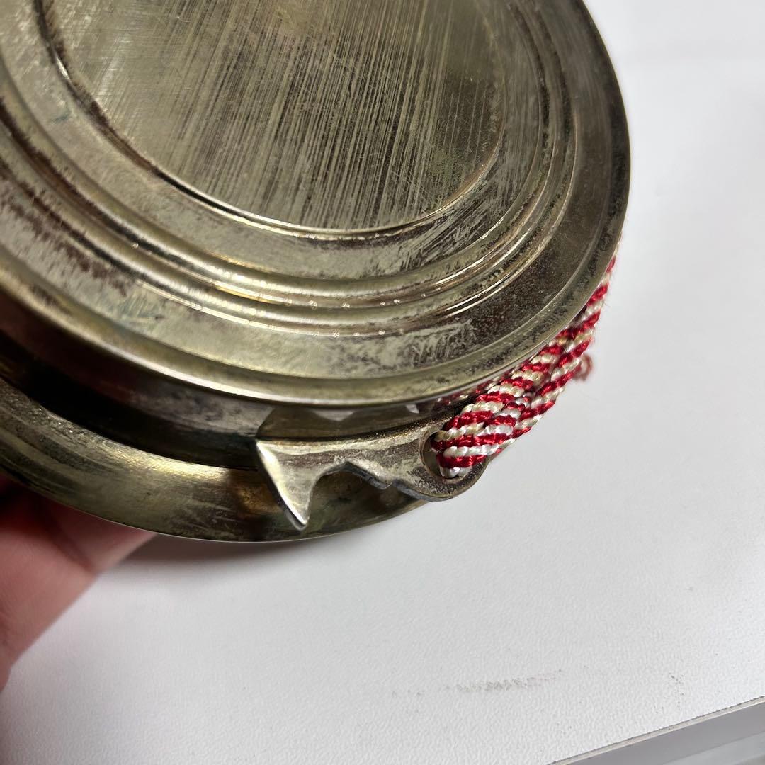 真鍮製 チャンチキ 鉦 かね ペア 神輿 囃子用 和楽器 直径12.2cm