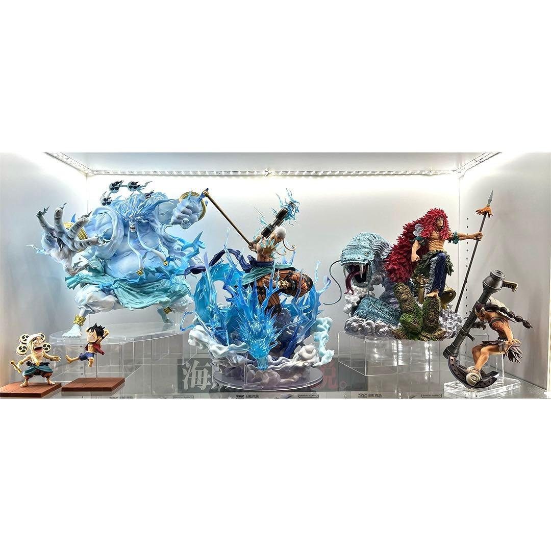 ワンピース エネル アマル カルガラ おまけ付き 計5点セット ワンピース エネル ラストワンフィギュア 2億V アマル 雷神