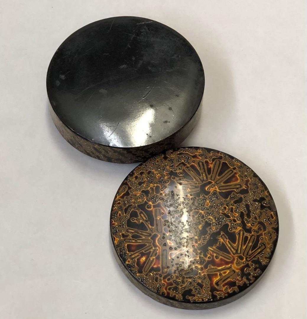 香合 茶道具 漆器 金蒔絵 骨董品 希少 古物