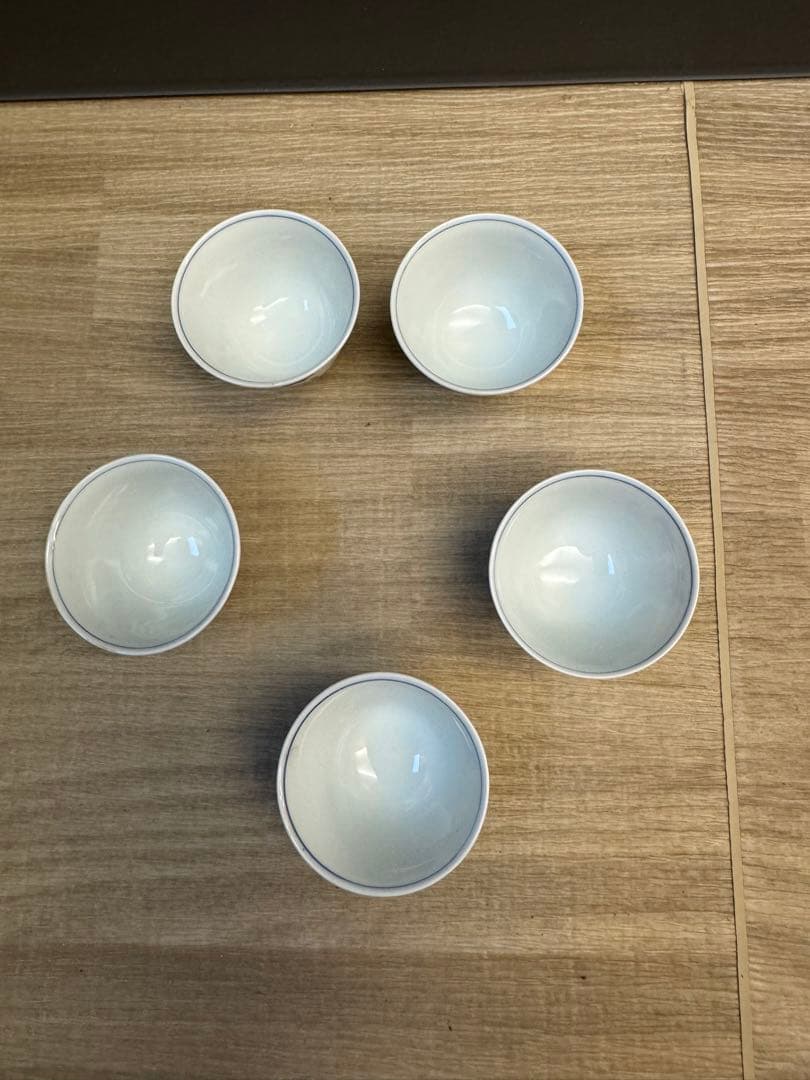 1517 中国骨董 大明成化年製銘 湯呑5客 古美術品 時代物