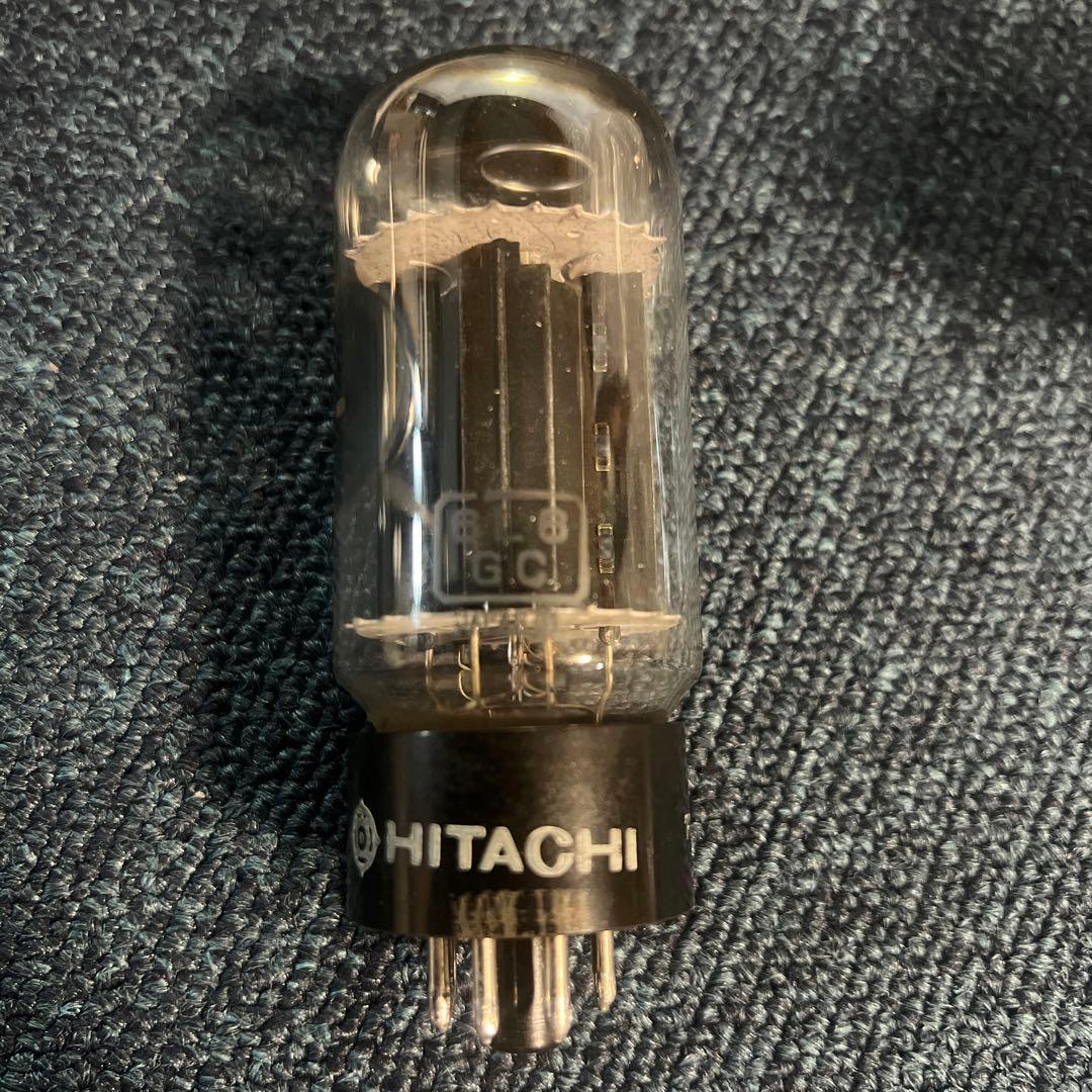 HITACHI 6LB GC 真空管 HITACHI 6LB GC 真空管 HITACHI 6L6GC 真空管 2本セット 真空管－JJ