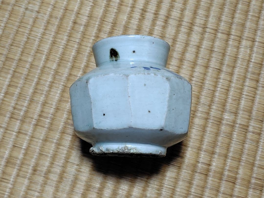 李朝面取壺 陶芸 古美術