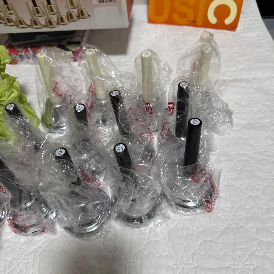 ハンドベル mb-23k シルバー 楽譜付き