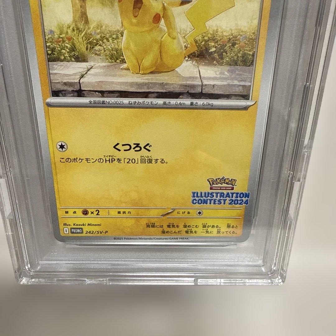 ピカチュウ　くつろぐ　PROMO 242/sv-p