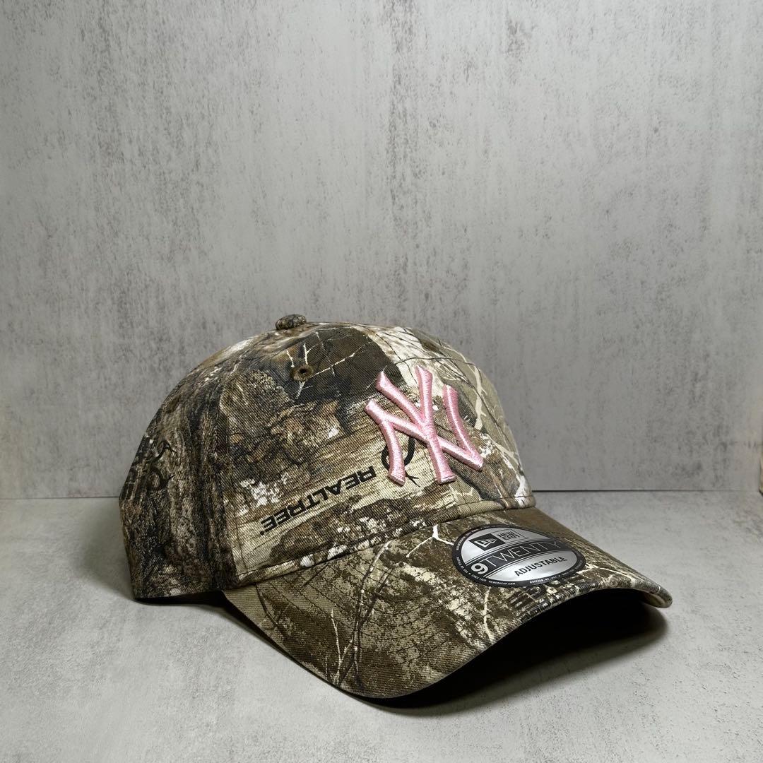 海外限定】 ヤンキース 9TWENTY リアルツリー&ピンク キャップ ③