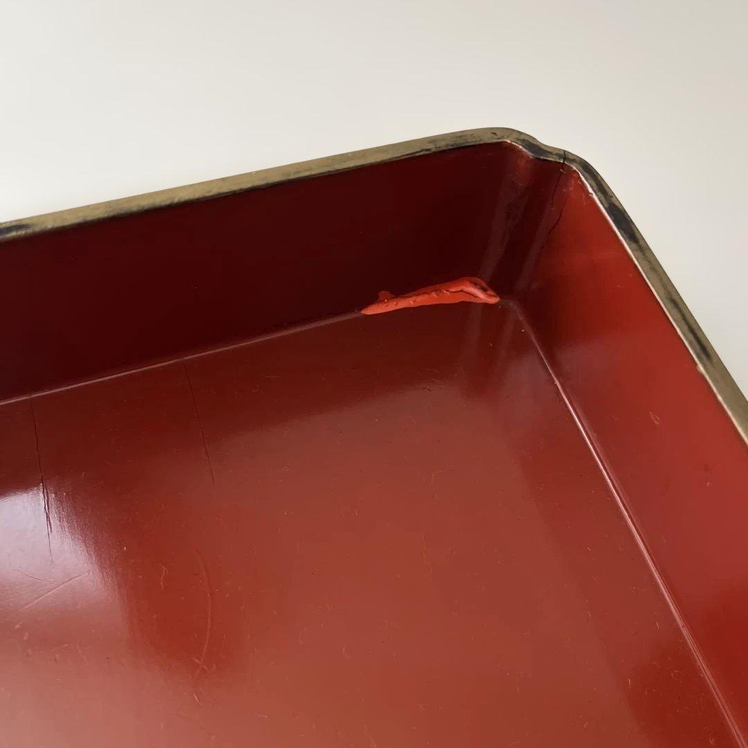 重箱　年代物　木製漆器　骨董　お弁当箱　アンティーク⭐︎希少⭐︎木箱付き