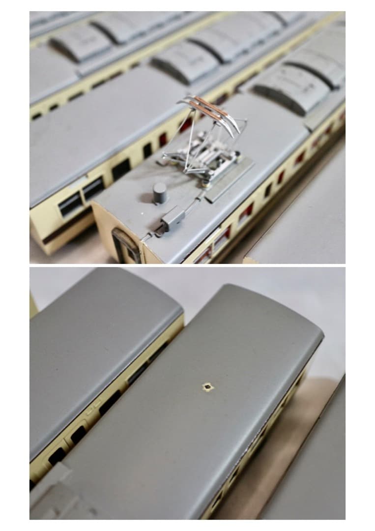 希少 エンドウ 近郊型 117系 新快速色 HOゲージ 鉄道模型 6両セット