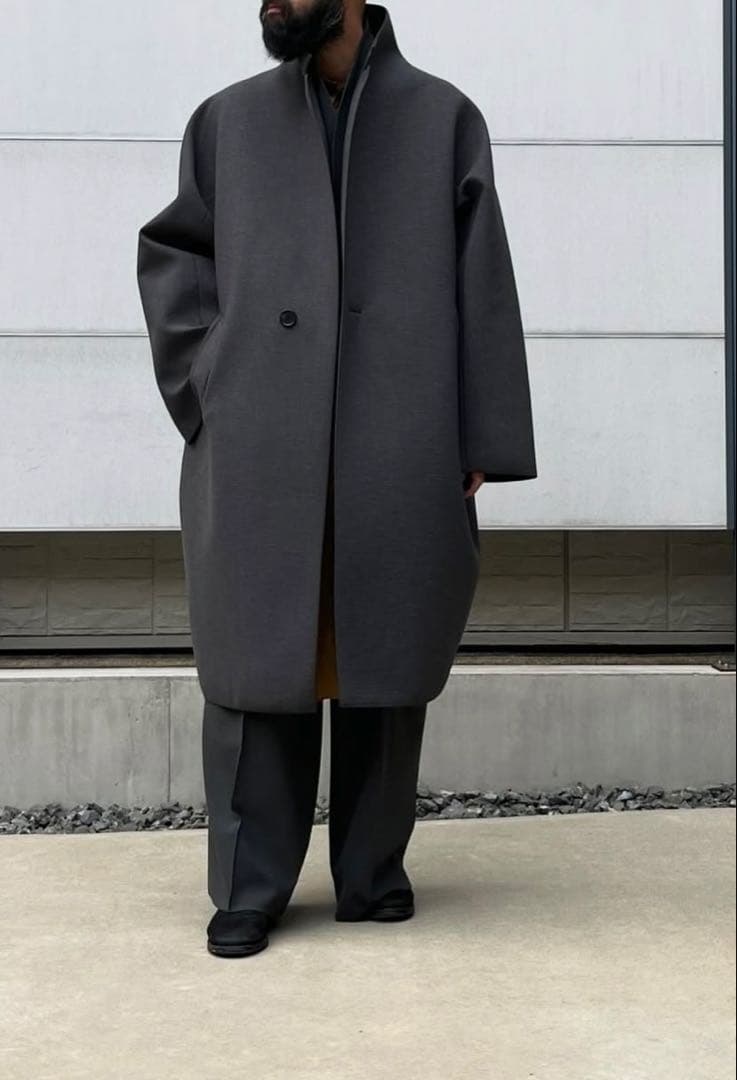 RAINMAKER COCOON COAT/STONE コクーンコート