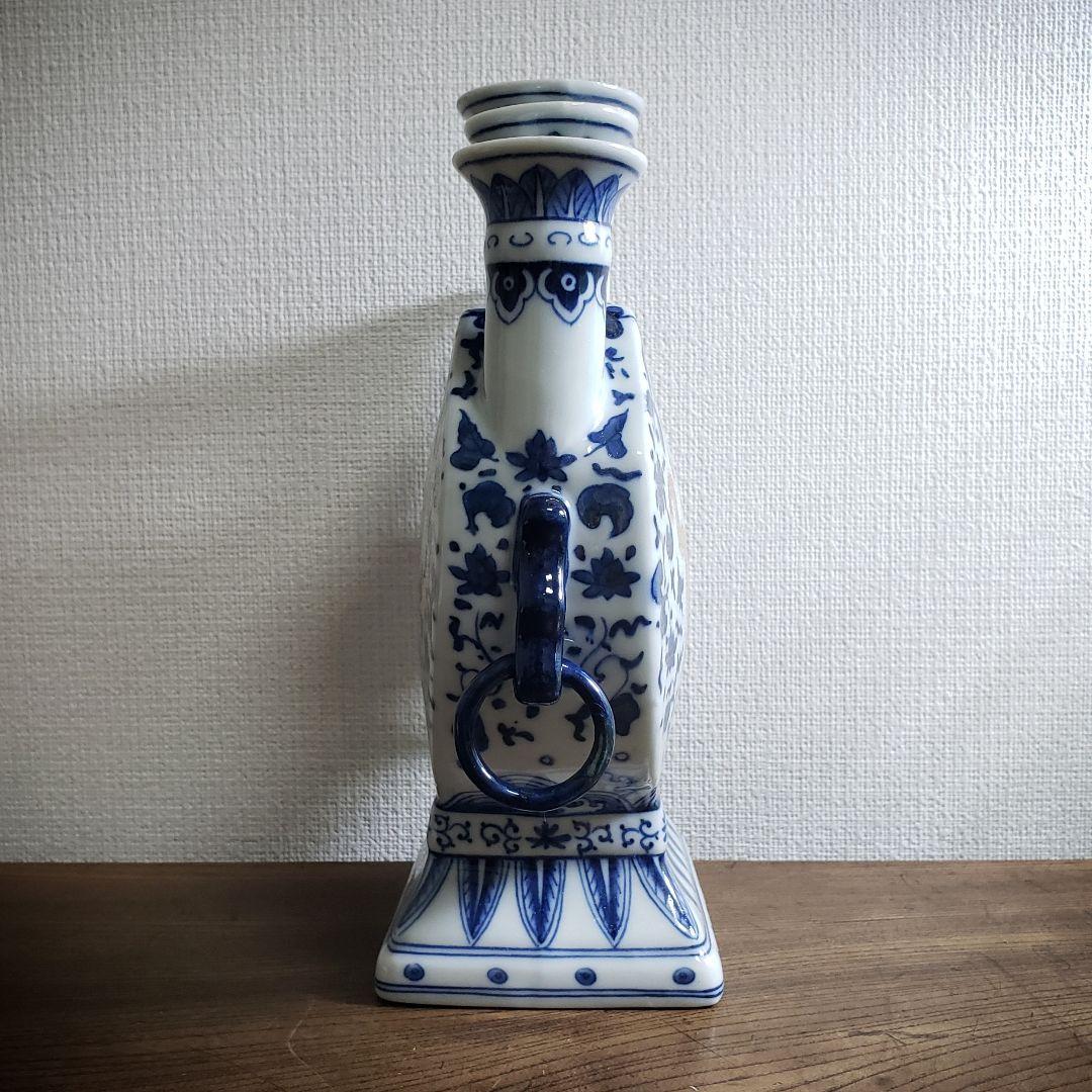 大清乾隆年製 五連多口花瓶 染付 龍紋 中国 花器 花生 - メルカリ