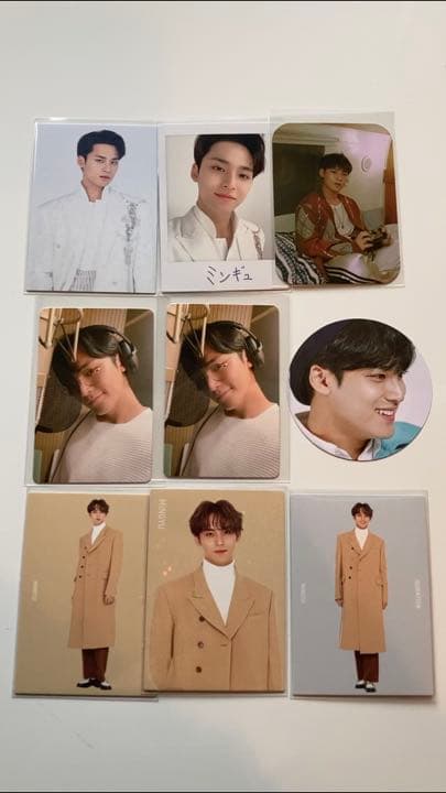 ミンギュ トレカセット グッズセット ミンギュセット SEVENTEEN うちわ