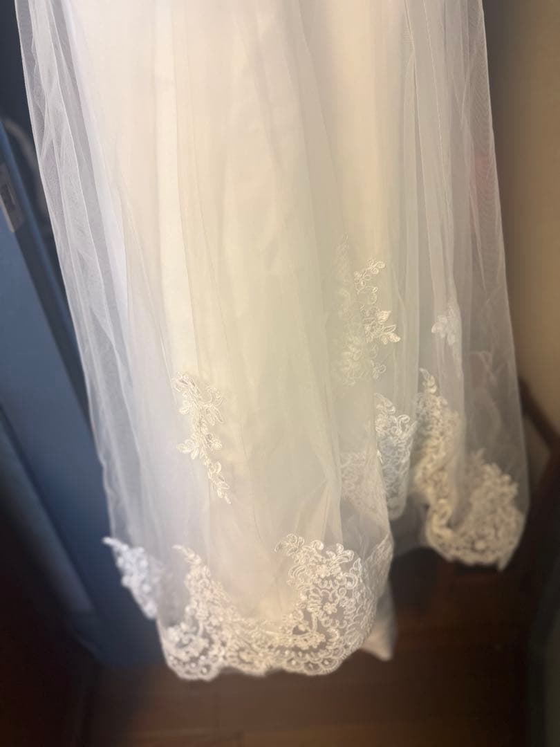 ウェディングドレス マーメイド　レース　S〜M