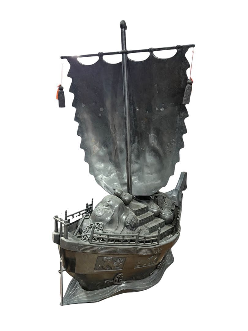 高岡銅器 七福神 銅製 宝船 置物 般若純一郎 未鑑定 - メルカリ