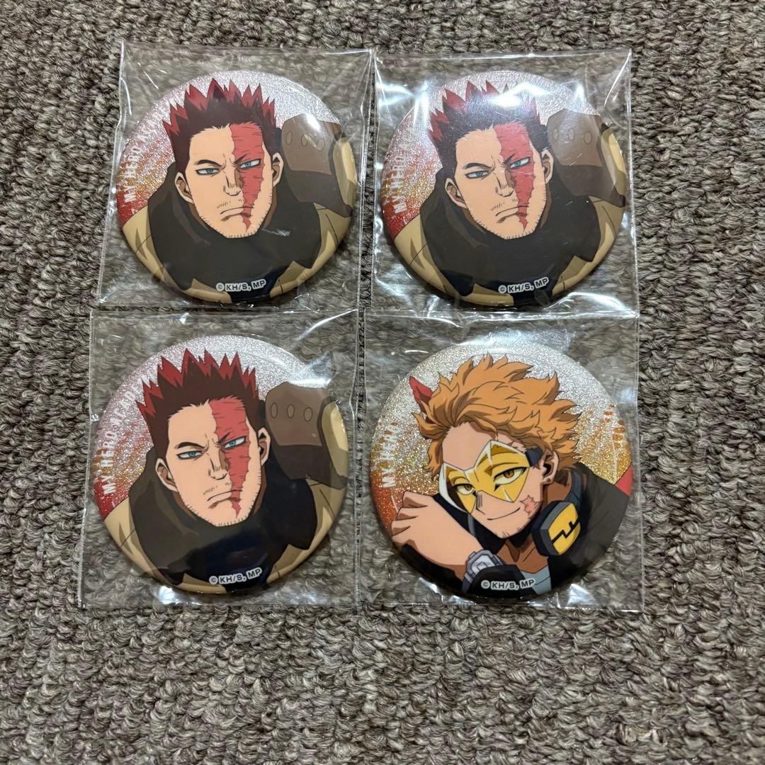 ヒロアカ グリッター缶バッジ2 ホークス鷹見啓悟 エンデヴァー - メルカリ