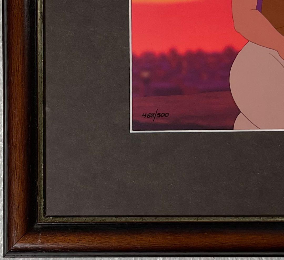 【ディズニー限定セル画】アラジン＆ジャスミン Sunset Romance