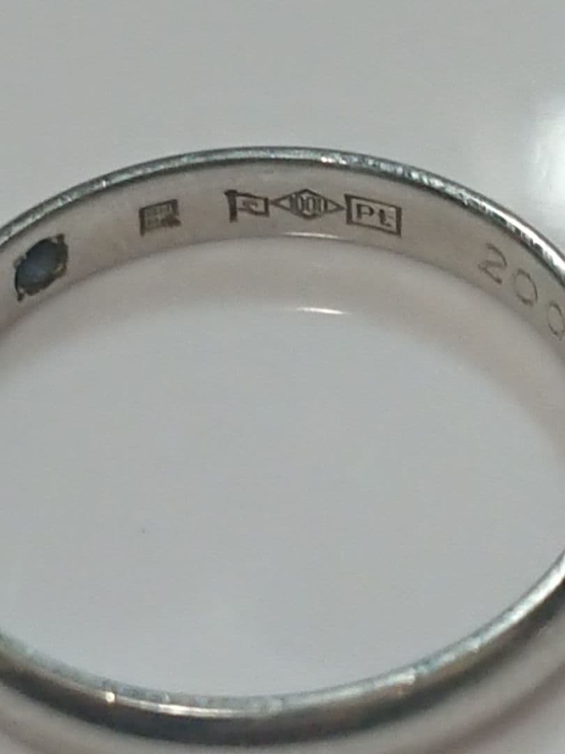 プラチナリング pt1000 5g (訳あり)
