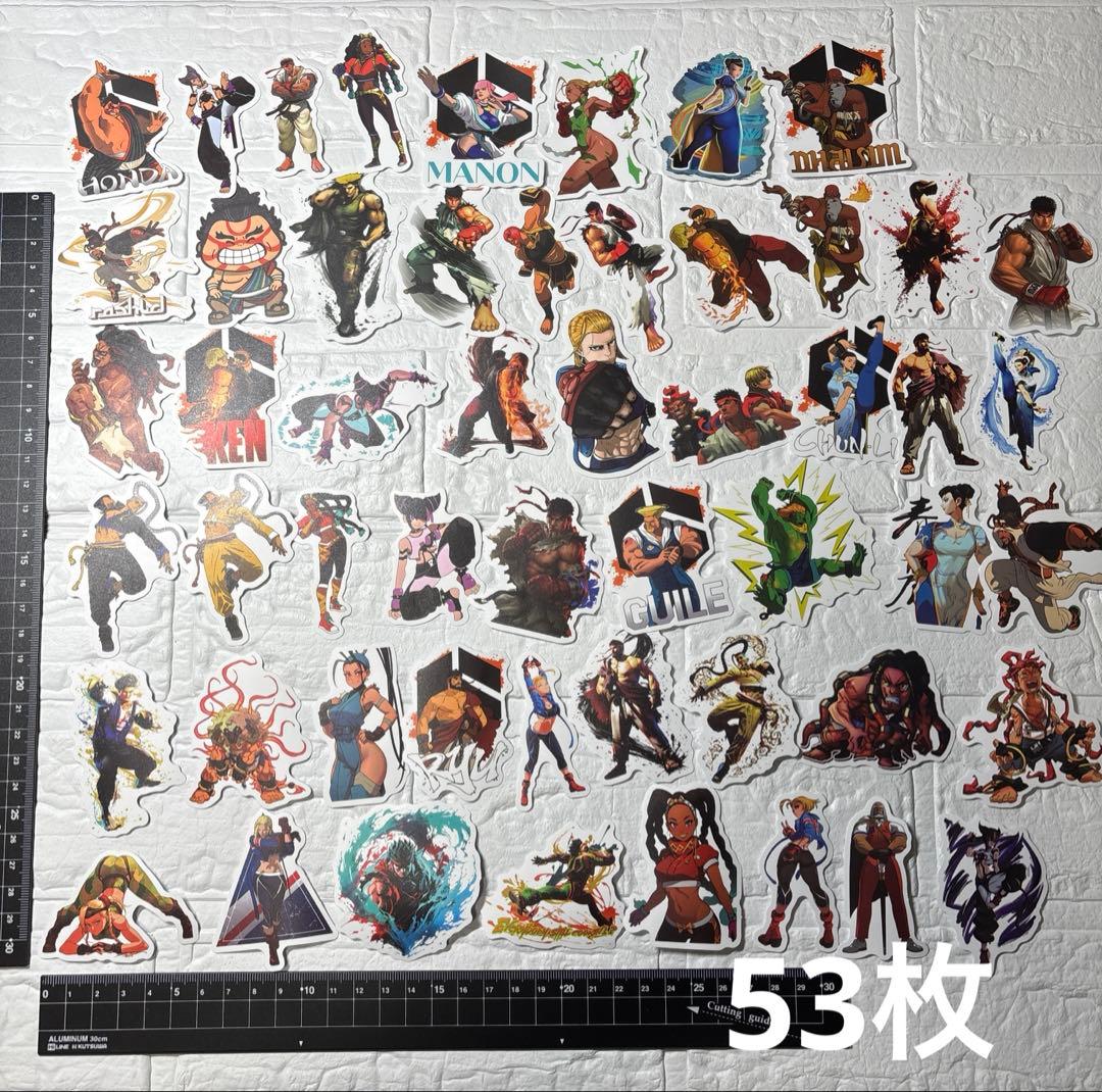 ストリートファイター ステッカー シール デカシール 2Dシール 53枚