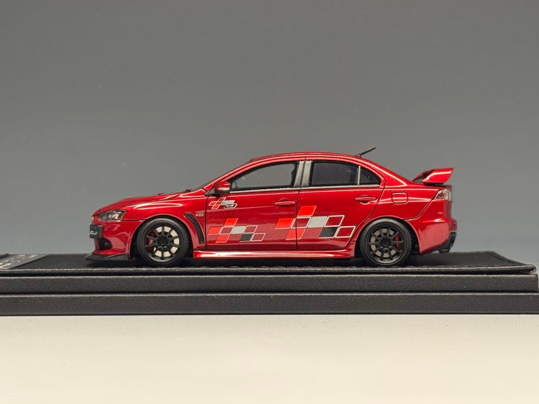 IG 1/43 三菱 ランサーエボリューションⅩ レッド CZ4A 2568