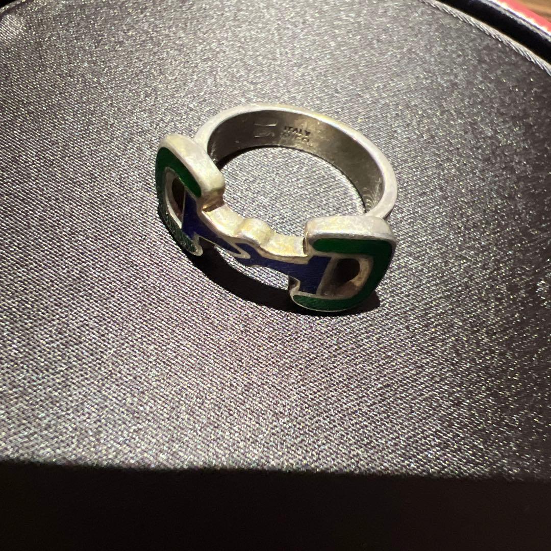 お値下げ　GUCCI ヴィンテージ　オールドグッチ　ホースビットリング　80年代