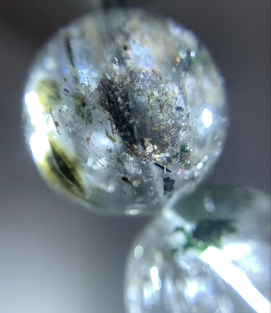 ★かな様★ ①★最高品質★超激レアグリーンマイカinクォーツ　ブレスレット