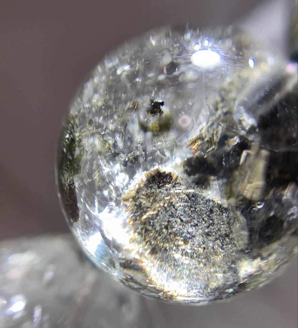 ★かな様★ ①★最高品質★超激レアグリーンマイカinクォーツ　ブレスレット