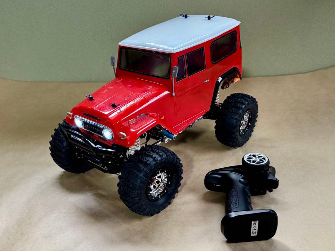 完動品 タミヤ CR-01 ランクル40 オプションパーツ多数 フルセット タミヤCR-01 トヨタランドクルーザー40ボディ付き タミヤcr01 トヨタ