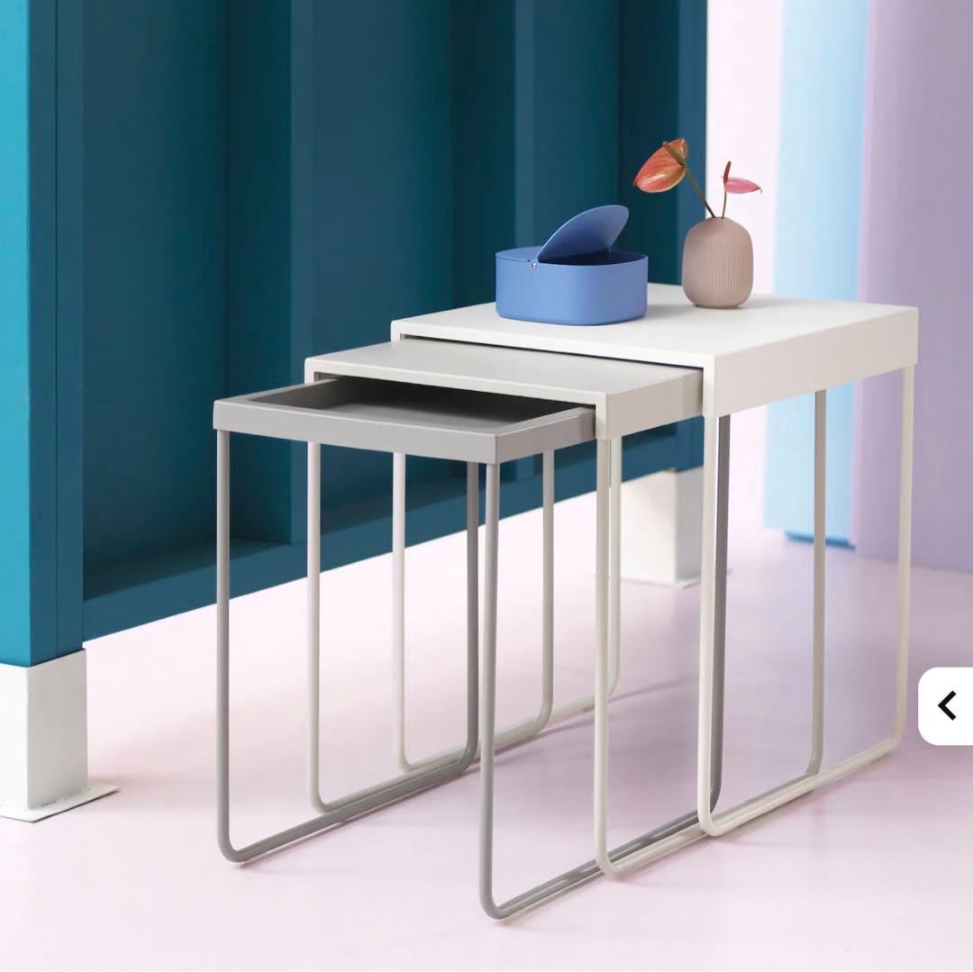 IKEA GRANBODA グランボダ 3連セット ネストテーブル - メルカリ