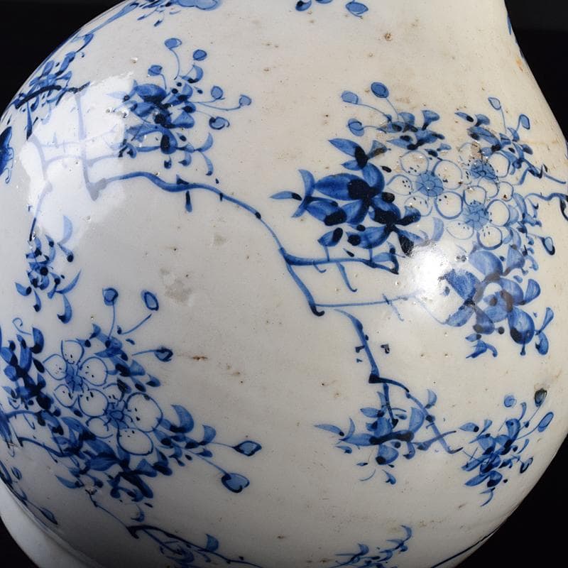 瀬戸焼 古瀬戸 染付 花文瓶 M R7809B - メルカリ