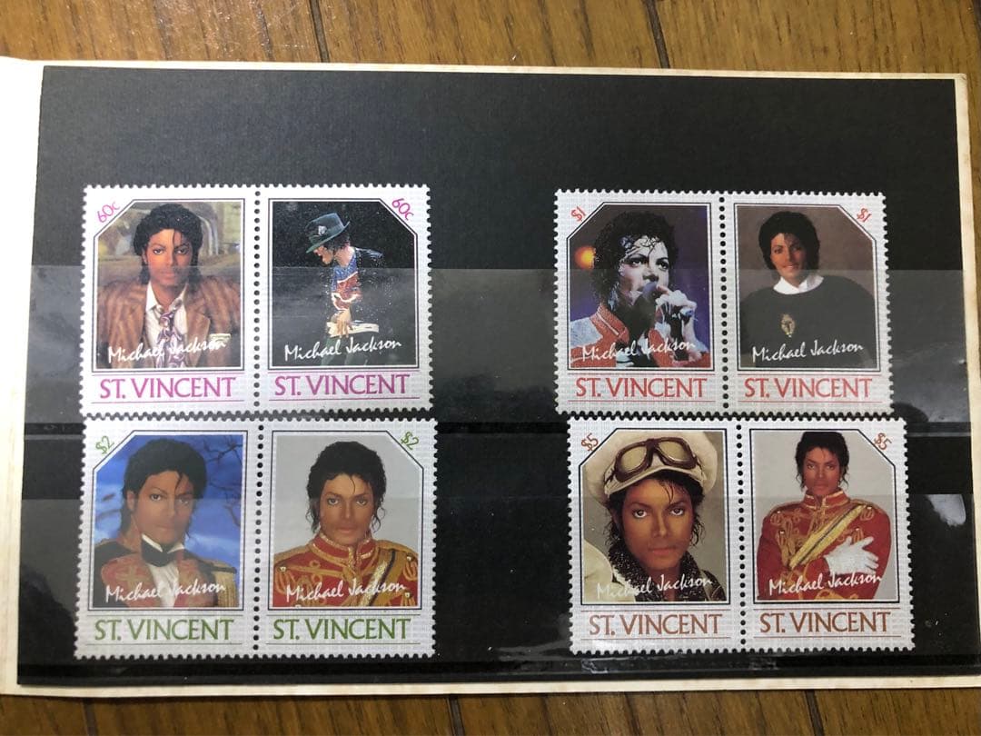 マイケル・ジャクソン 切手セット 8枚