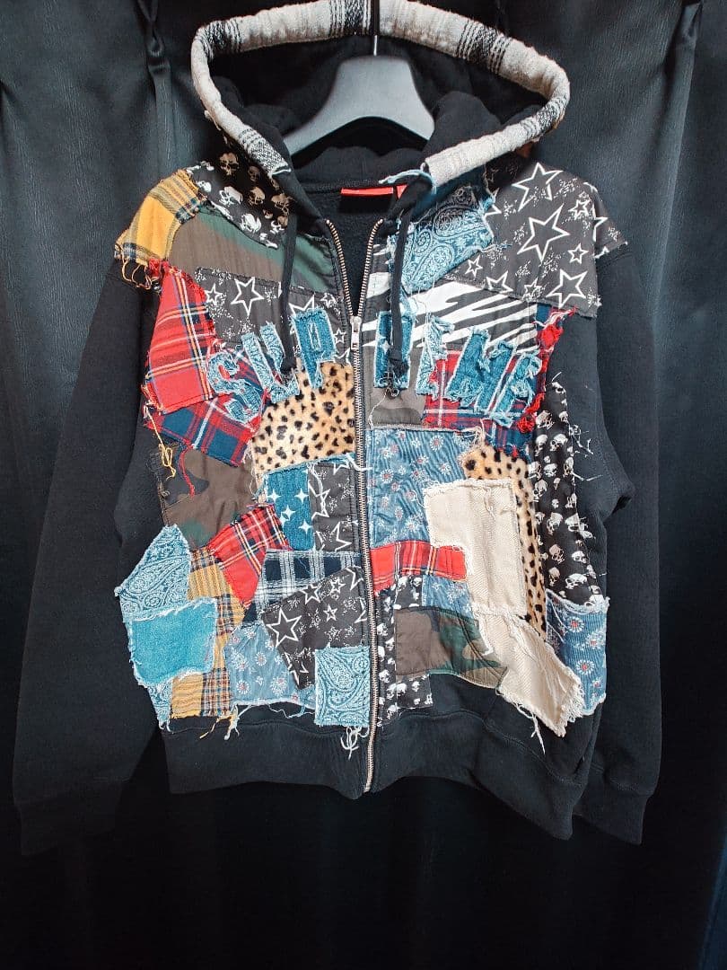 シュプリーム パッチワークパーカ FW22 Supreme Patchwork