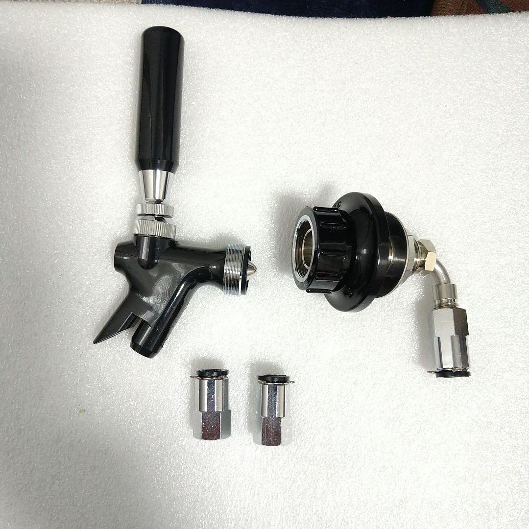 ニットク氷冷式ビールサーバー用シャンク、コック、コールドプレート