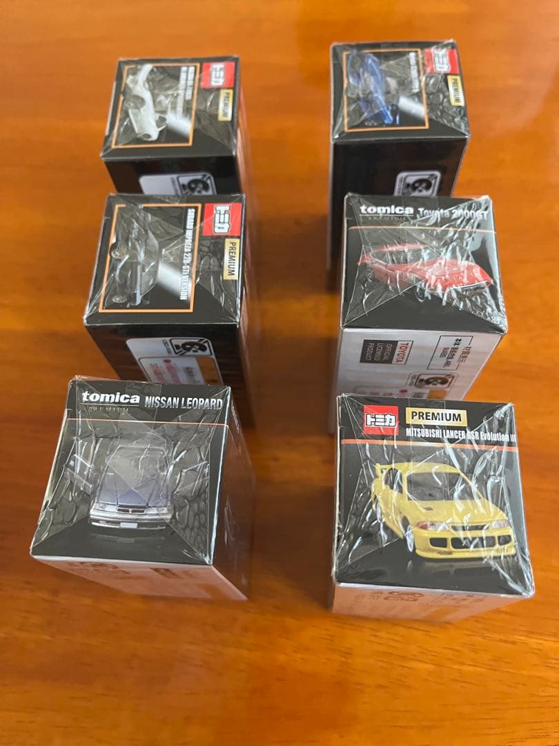 トミカプレミアム　絶版・入手困難　モール限定6種　レパード　RX-7 ランエボ