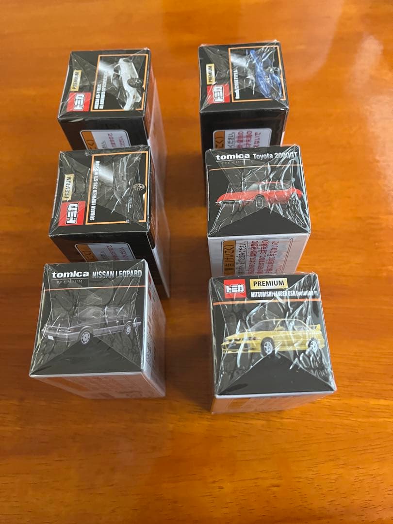 トミカプレミアム　絶版・入手困難　モール限定6種　レパード　RX-7 ランエボ