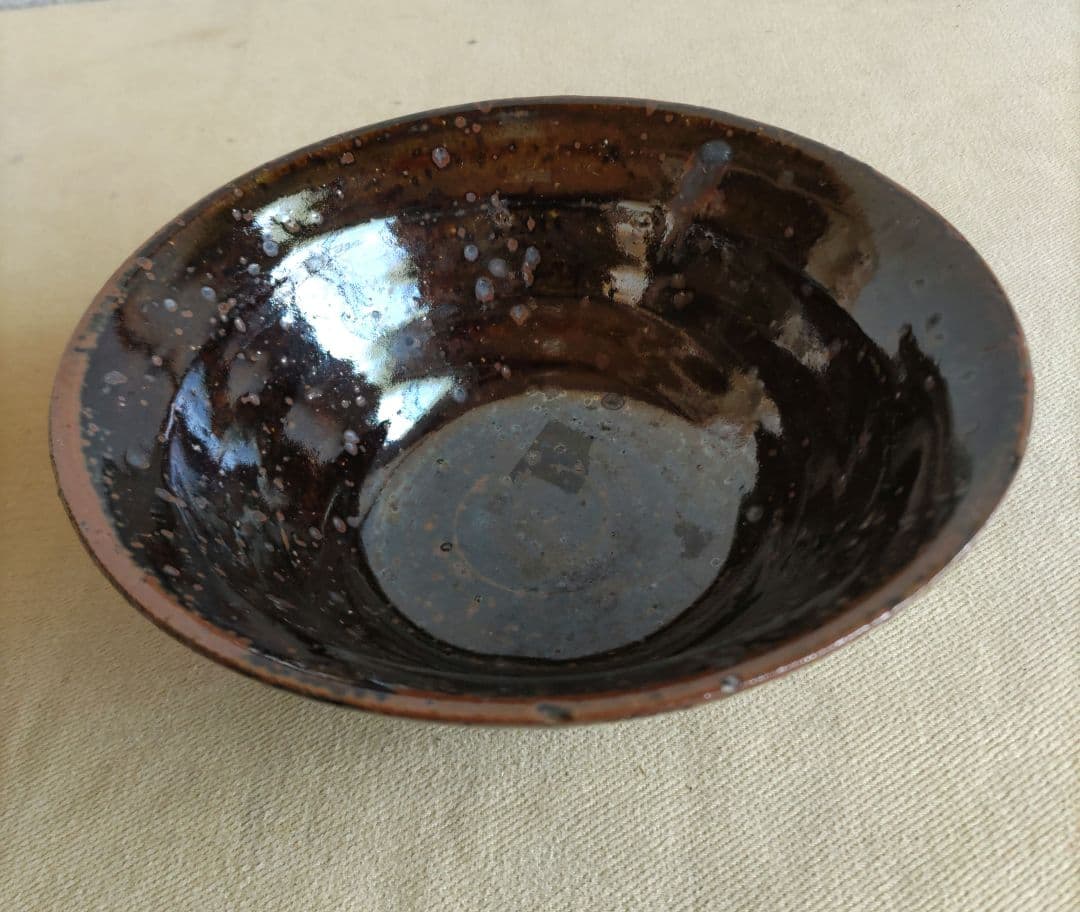飴釉茶碗　鉢　H23
