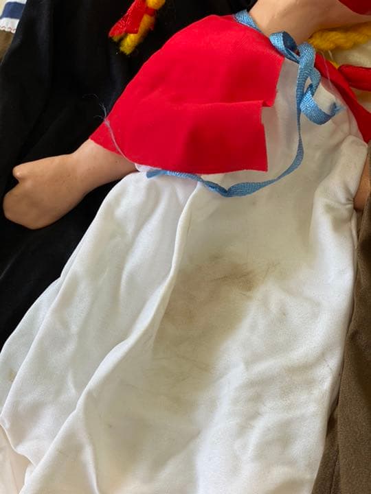 フランスアンティーク赤ずきんちゃんパペット 指人形 操り人形 劇場 紙芝居