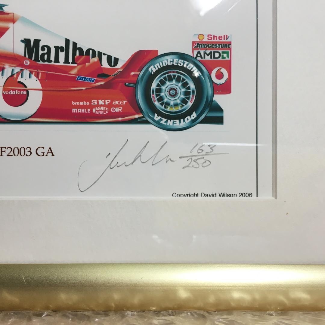 ○ミハエル・シューマッハ 7th チャンピオン記念 フェラーリ F1 ポスター