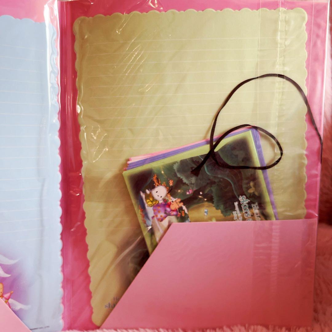 希少レア　ハローキティ　ケース入りレターセット　ハーモニーランド　サンリオレトロ