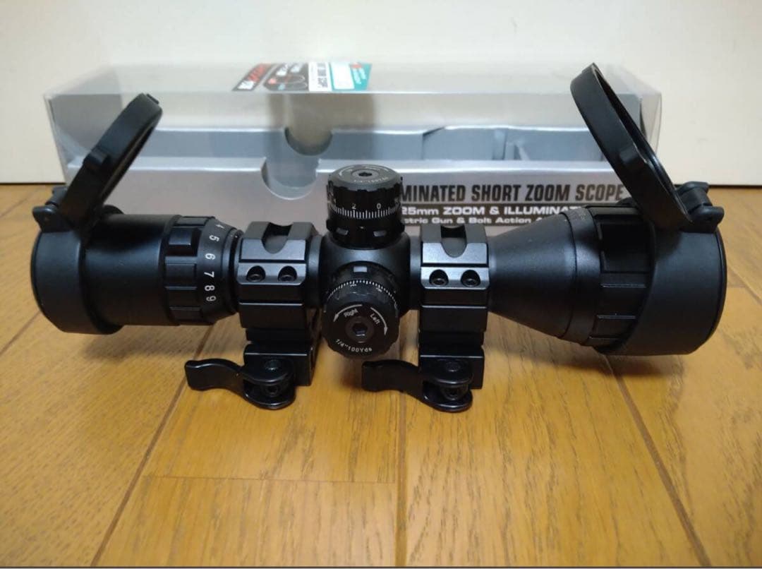 東京マルイ NEW イルミネーテッドショートズームスコープ マウントリングセット