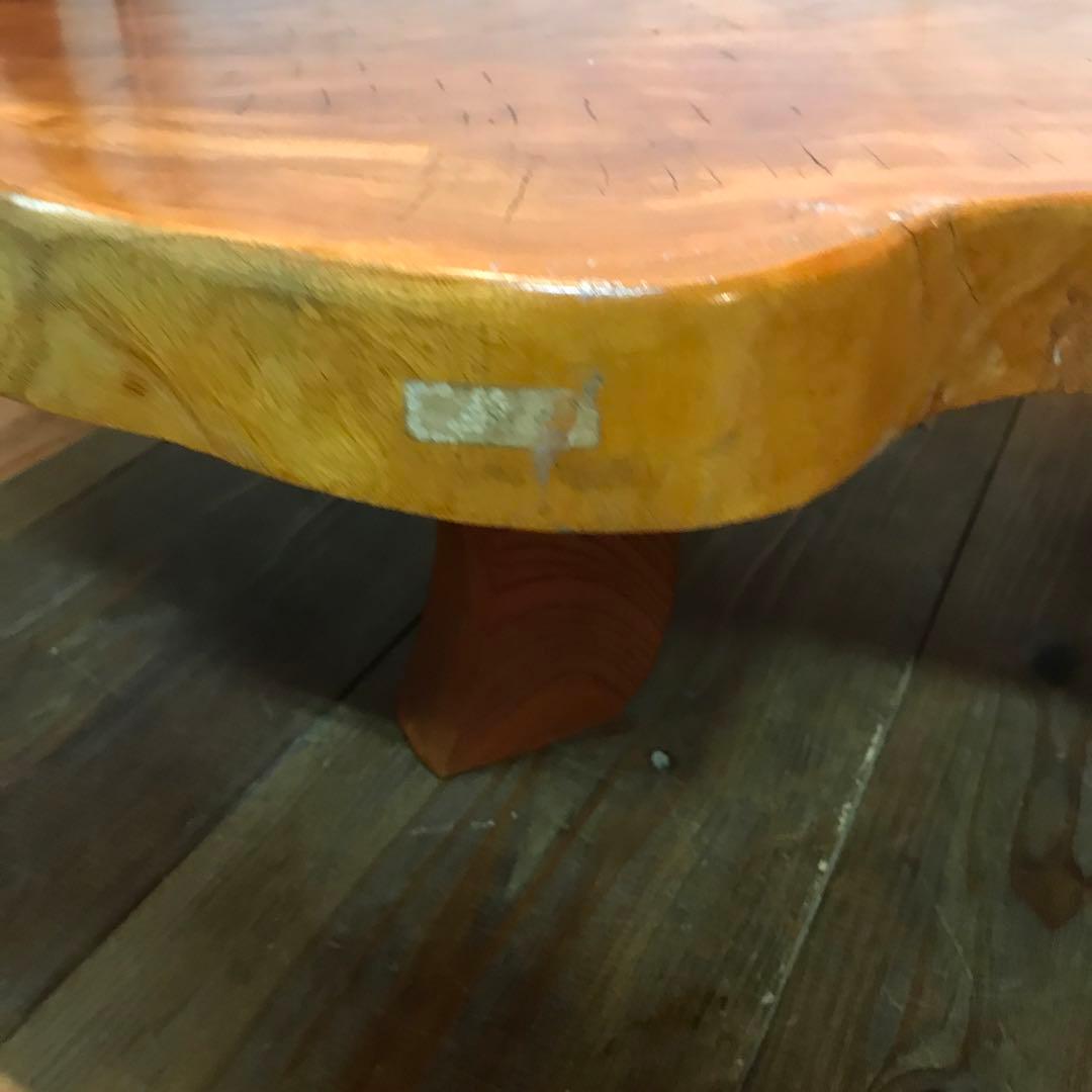 美品 木製 一枚板 座卓 ローテーブル 大きすぎず使いやすい程