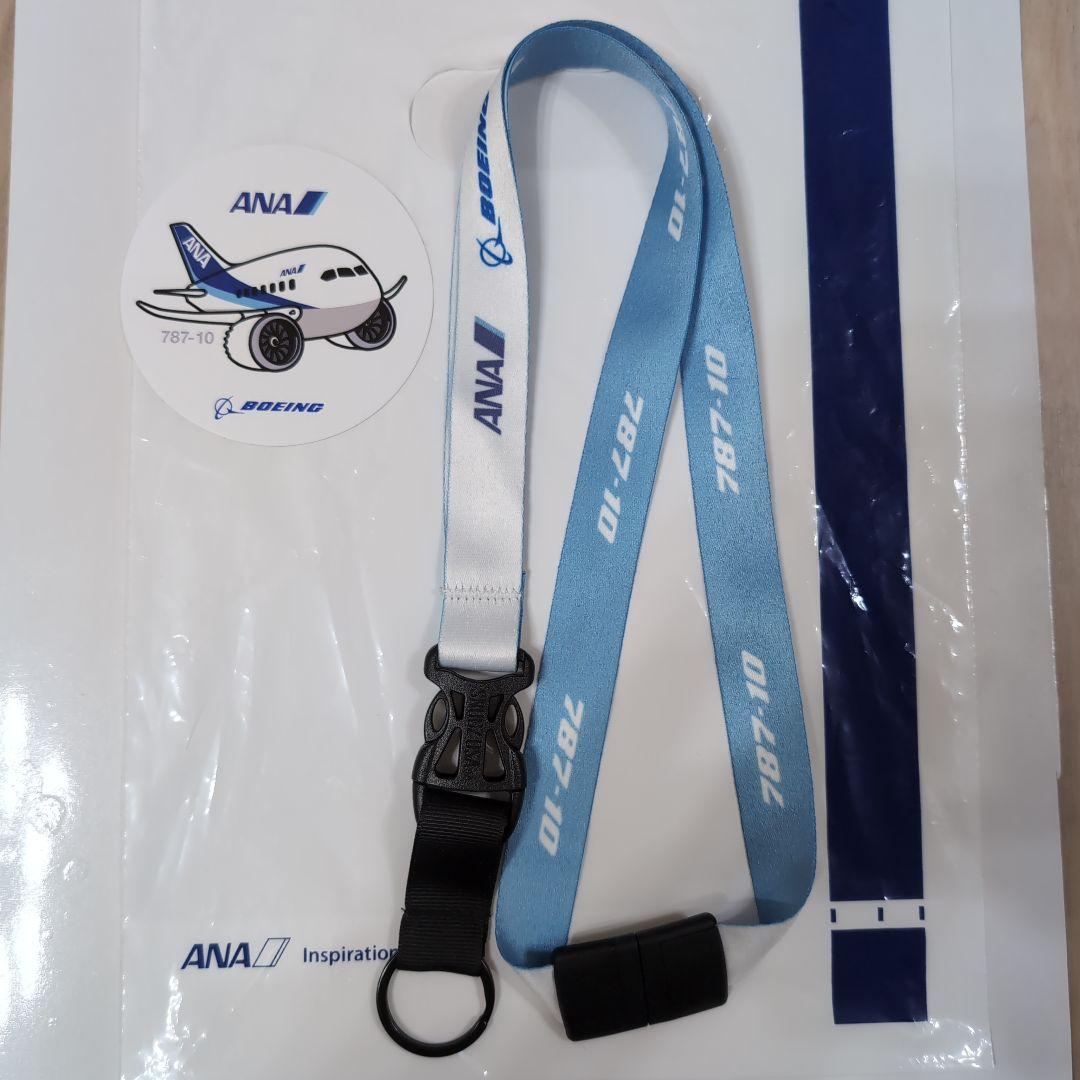 ANA ボーイング 787-10 ネックストラップ - メルカリ