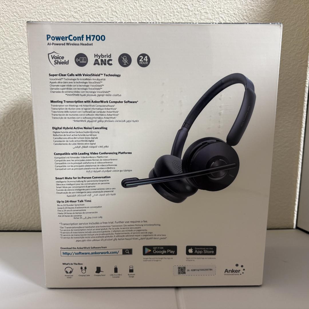 新品・未開封】Anker PowerConf H700 ワイヤレスヘッドセット - メルカリ
