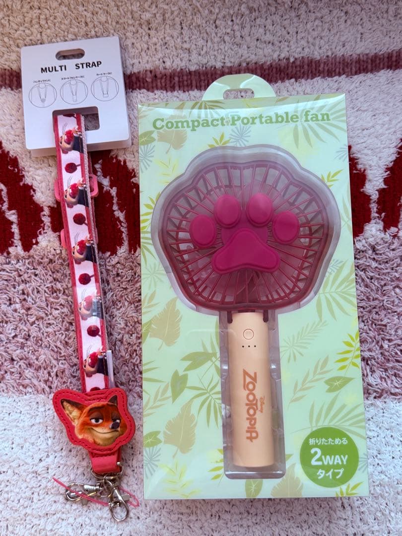 ズートピア ハンディファン 扇風機 ニック ディズニー ディズニーストア