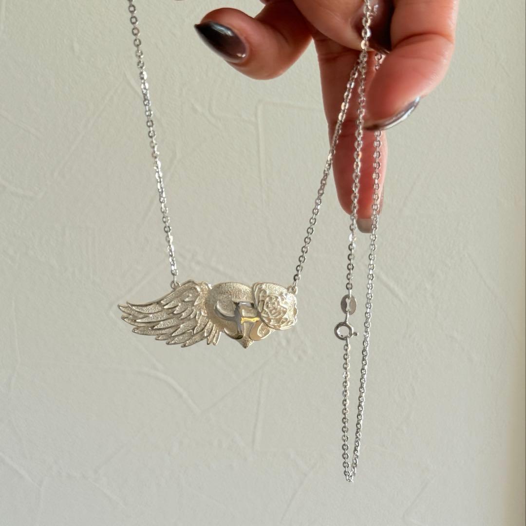 新品★silver925浜崎あゆみ10周年ロゴネックレス