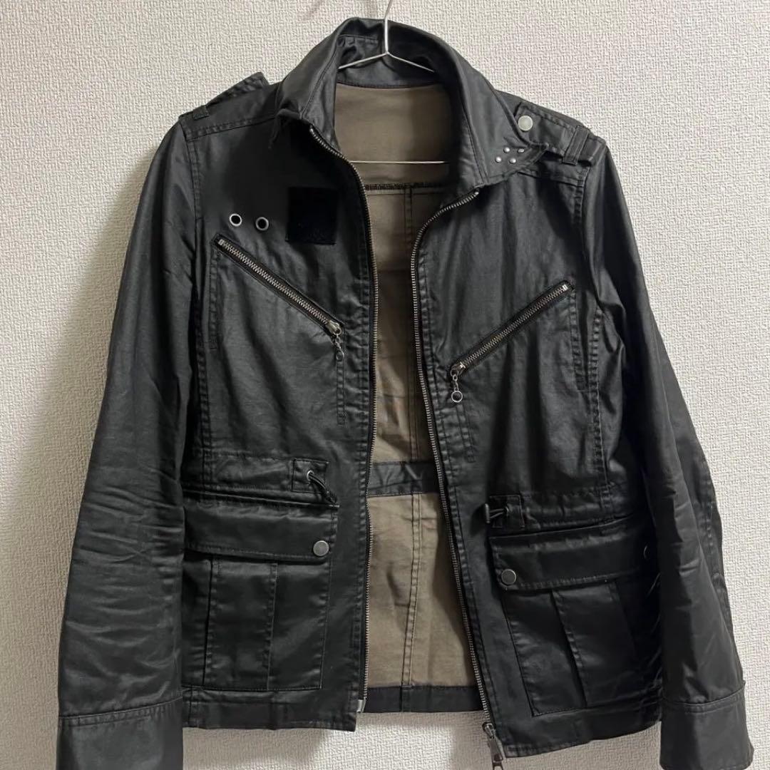 00s archiveレザージャケット コーティング - メルカリ