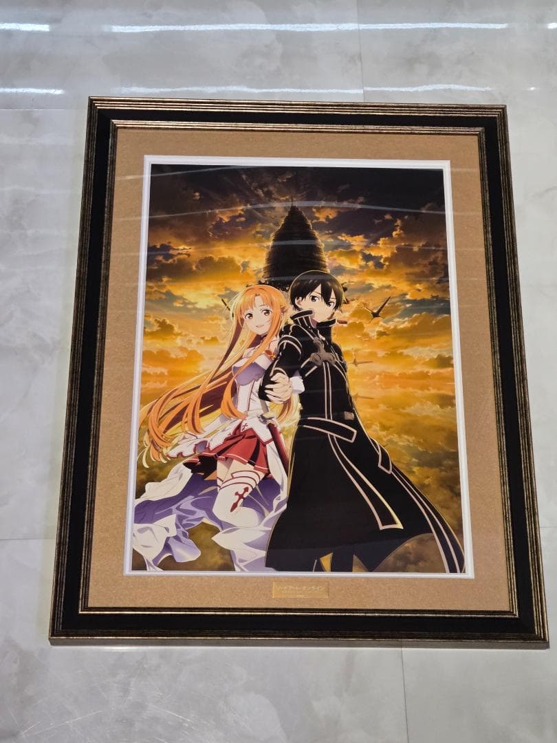 ソードアート•オンライン ゲームクリア記念 A3 キャラファイングラフ