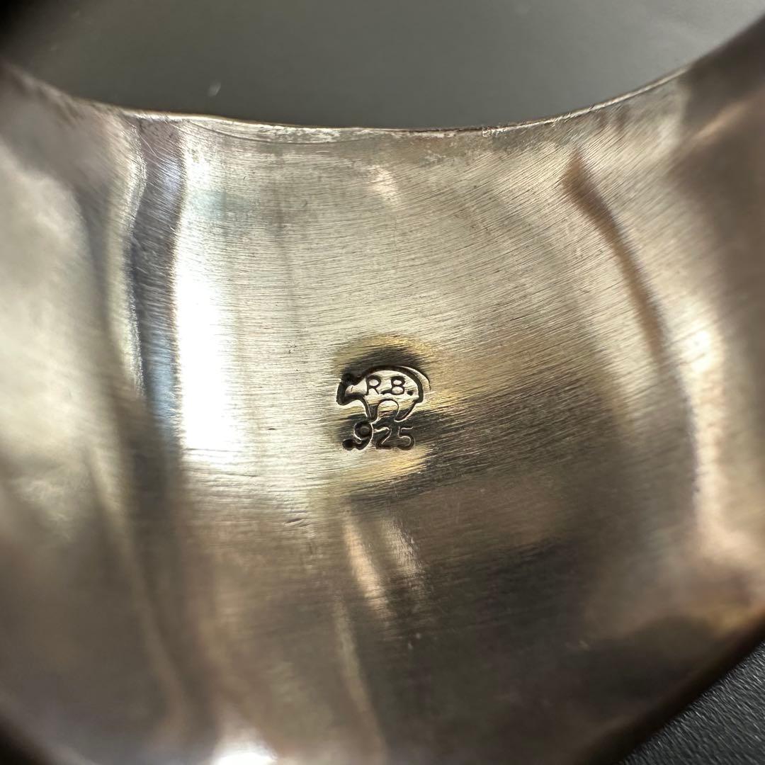 Navajo Running Bear キングマンターコイズ リング 24号