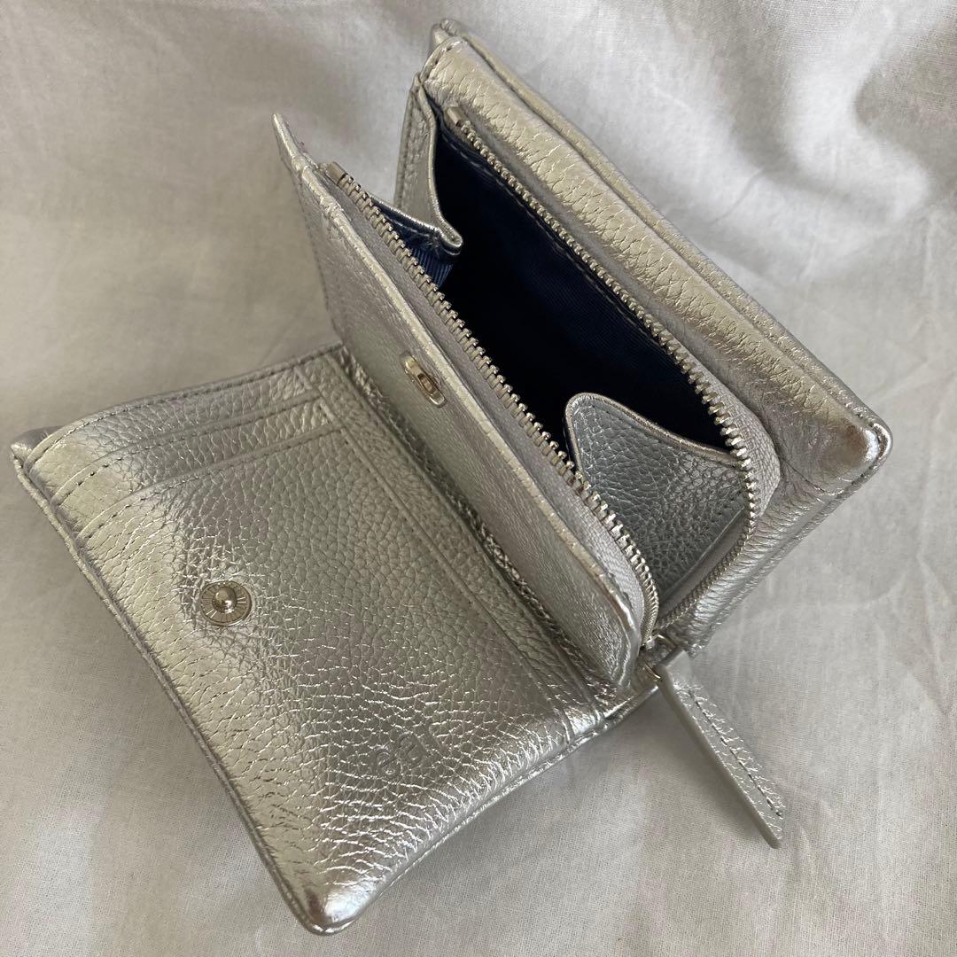 新品・シルバー 】 ear PAPILLONNER 白くま刺しゅう折り財布 - メルカリ