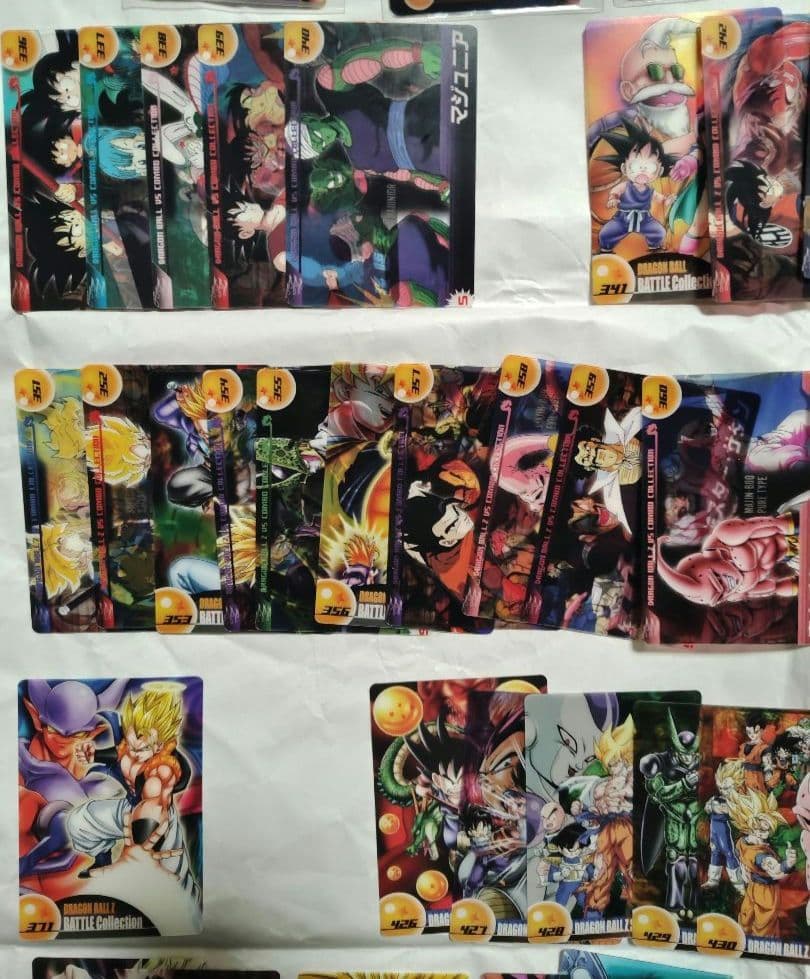 ドラゴンボール 森永ウエハースカード 3D15枚＋N58枚 まとめ売り 73枚