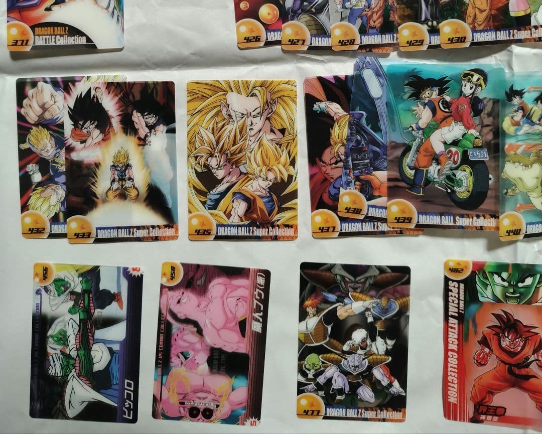 ドラゴンボール 森永ウエハースカード 3D15枚＋N58枚 まとめ売り 73枚